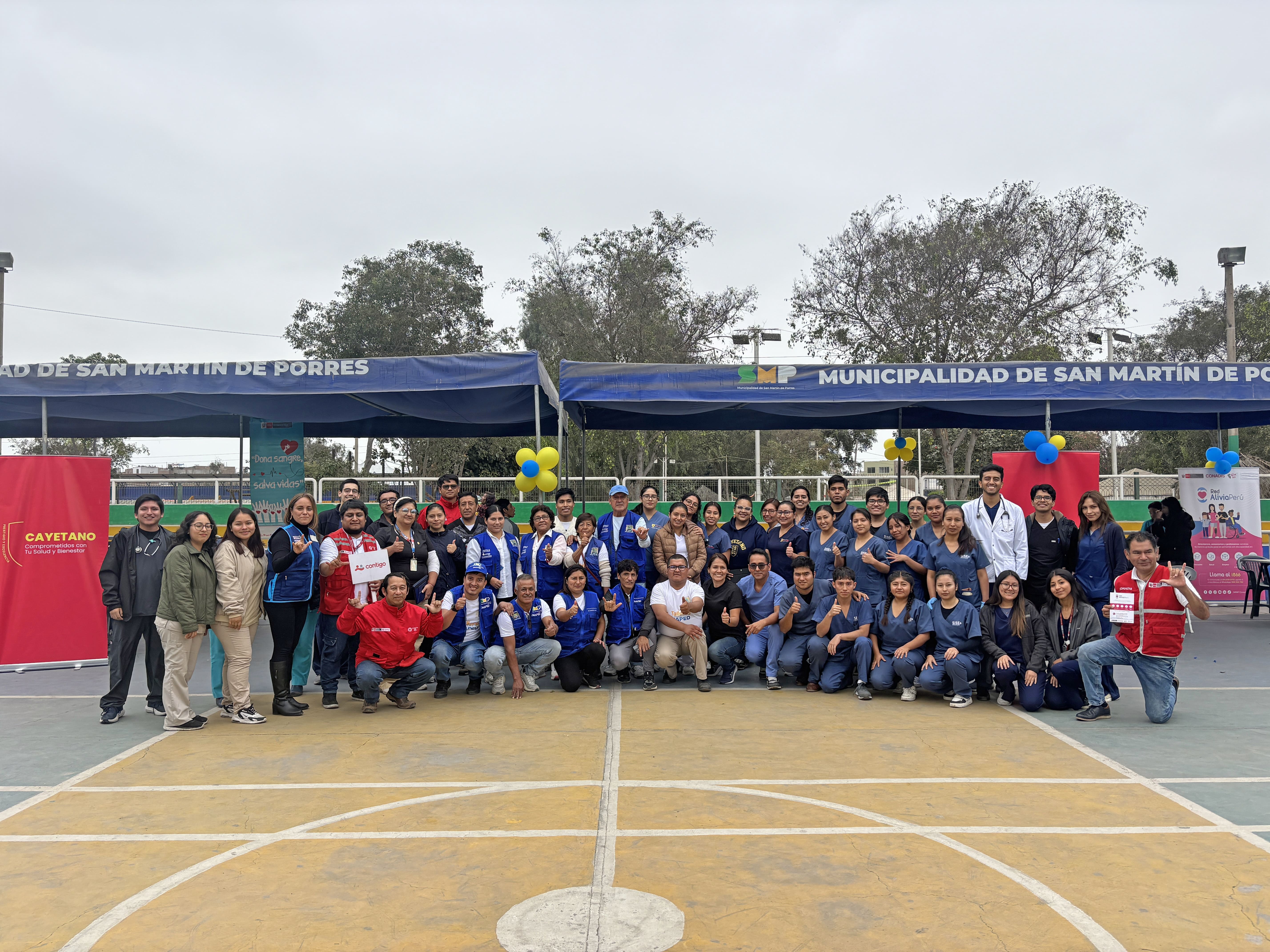Cayetano presente en la Campaña de Salud Integral en colaboración con la Municipalidad de San Martín de Porres
